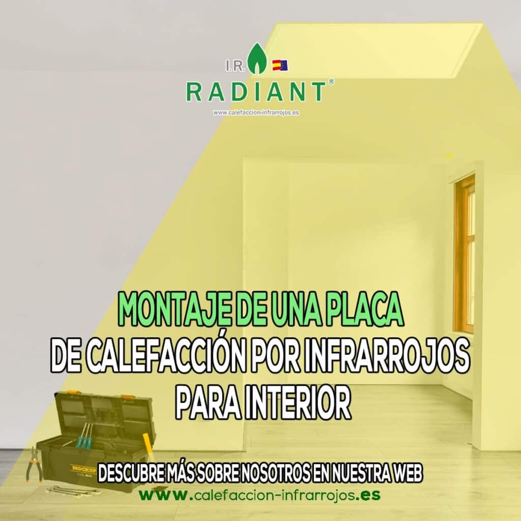 montar placa de calefaccion por infrarrojos