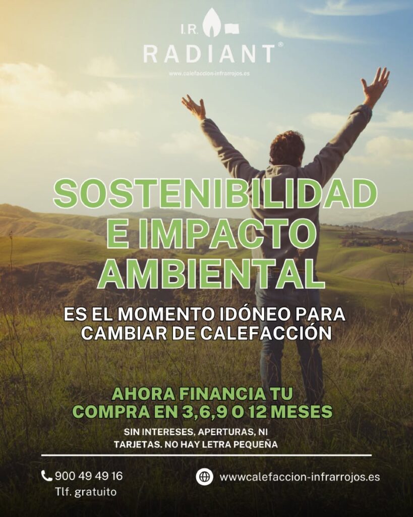sostenibilidad y bajo impacto ambiental calefaccion
